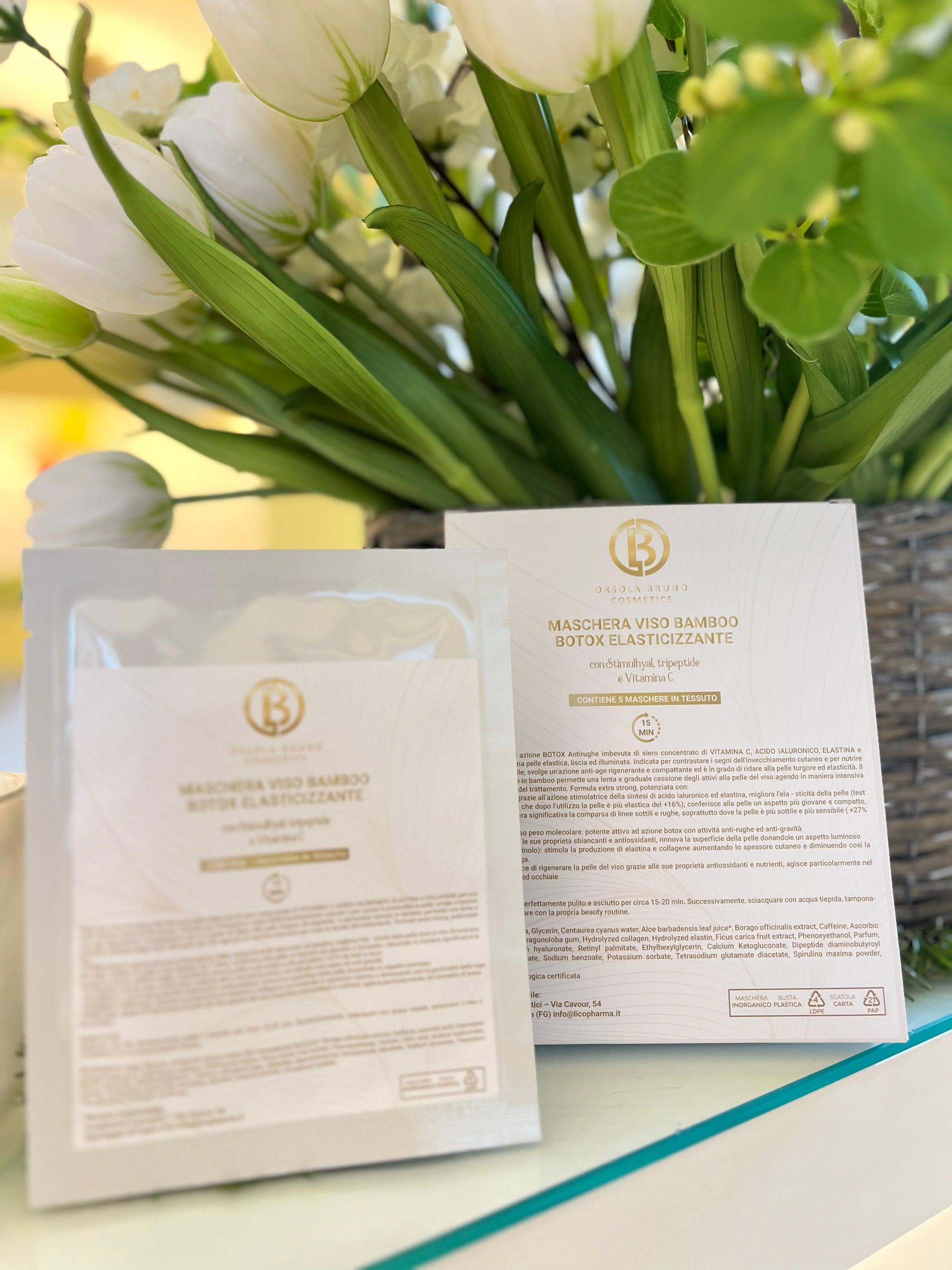 MASCHERA VISO BAMBOO - BOTOX ELASTICIZZANTE